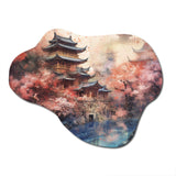 Japan Landscape Of The Rising Sun V - Asymmetric Metal Wall Art