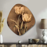 Vintage Tulip II - Asymmetric Metal Wall Art