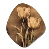 Vintage Tulip II - Asymmetric Metal Wall Art