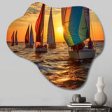 Boating Bliss II - Asymmetric Metal Wall Art