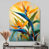 Paradises Profile Flower II - Asymmetric Metal Wall Art