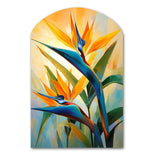 Paradises Profile Flower II - Asymmetric Metal Wall Art