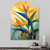 Paradises Profile Flower II - Asymmetric Metal Wall Art