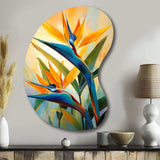 Paradises Profile Flower II - Asymmetric Metal Wall Art