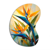 Paradises Profile Flower II - Asymmetric Metal Wall Art