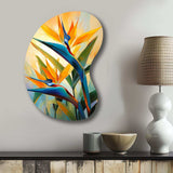 Paradises Profile Flower II - Asymmetric Metal Wall Art