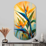 Paradises Profile Flower II - Asymmetric Metal Wall Art