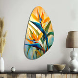 Paradises Profile Flower II - Asymmetric Metal Wall Art