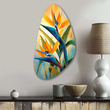 Paradises Profile Flower II - Asymmetric Metal Wall Art