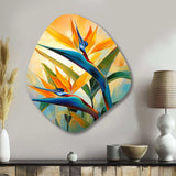 Paradises Profile Flower II - Asymmetric Metal Wall Art