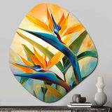 Paradises Profile Flower II - Asymmetric Metal Wall Art