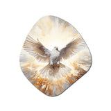 Christianity Dove Descent From Paradise - Asymmetric Metal Wall Art