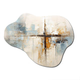 Minimalism Christianity Cross Dream I - Asymmetric Metal Wall Art