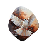 Dove Of Serenity - Asymmetric Metal Wall Art