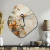 Dragonfly Delight II - Asymmetric Metal Wall Art