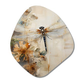 Dragonfly Delight II - Asymmetric Metal Wall Art