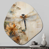 Dragonfly Delight II - Asymmetric Metal Wall Art