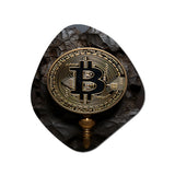 Black Bitcoin - Asymmetric Metal Wall Art