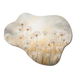 Dandelion Field Breeze - Asymmetric Metal Wall Art