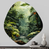 Sounds Of The Jungle - Asymmetric Metal Wall Art