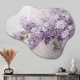 Beautiful Lilac Dreamscape - Asymmetric Metal Wall Art