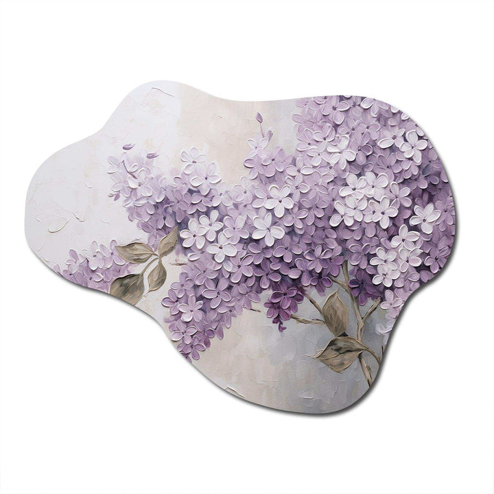Beautiful Lilac Dreamscape - Asymmetric Metal Wall Art