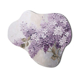 Beautiful Lilac Dreamscape - Asymmetric Metal Wall Art