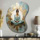 Zen Meditation Position I - Asymmetric Metal Wall Art