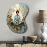 Zen Meditation Position I - Asymmetric Metal Wall Art