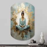 Zen Meditation Position I - Asymmetric Metal Wall Art