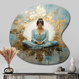 Zen Meditation Position I - Asymmetric Metal Wall Art