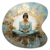 Zen Meditation Position I - Asymmetric Metal Wall Art