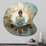 Zen Meditation Position I - Asymmetric Metal Wall Art