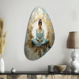 Zen Meditation Position I - Asymmetric Metal Wall Art