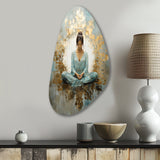 Zen Meditation Position I - Asymmetric Metal Wall Art