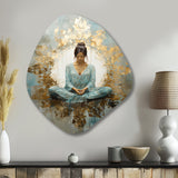 Zen Meditation Position I - Asymmetric Metal Wall Art