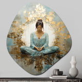 Zen Meditation Position I - Asymmetric Metal Wall Art