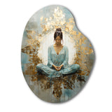 Zen Meditation Position I - Asymmetric Metal Wall Art