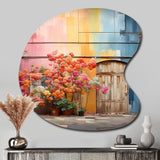 Rainbow Urban Door - Asymmetric Metal Wall Art