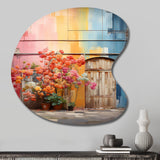 Rainbow Urban Door - Asymmetric Metal Wall Art