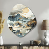 Bold Storms Landscape - Asymmetric Metal Wall Art