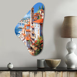 Beautiful Scenery In Italy I - Asymmetric Metal Wall Art