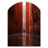 Fantastic Dissolving Doorways - Asymmetric Metal Wall Art