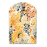 Watercolor Pattern Dot - Asymmetric Metal Wall Art