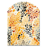 Watercolor Pattern Dot - Asymmetric Metal Wall Art