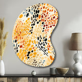 Watercolor Pattern Dot - Asymmetric Metal Wall Art