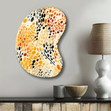 Watercolor Pattern Dot - Asymmetric Metal Wall Art