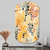 Watercolor Pattern Dot - Asymmetric Metal Wall Art