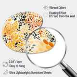 Watercolor Pattern Dot - Asymmetric Metal Wall Art