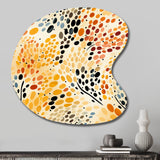 Watercolor Pattern Dot - Asymmetric Metal Wall Art